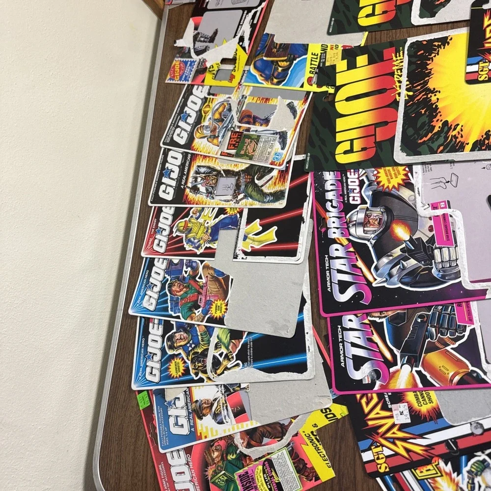 Vintage‎ G.I. Joe Full UNCUT And CUT File Cards  Lot  x36 - Picture 2 of 16